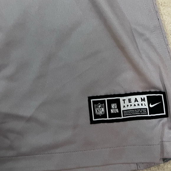 Philadelphia Eagles Jalen Hurts #1 Nike Gray Super Bowl LVII Patch Jersey - Picture 3 of 8